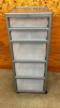 5 Drawer Plastic Storage Unit on Wheels - Notes - 4