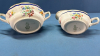 Royal Doulton Ascot Pattern Cream & Sugar - 5