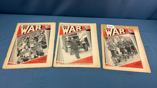 (3) War Illustrated Magazines From 1939