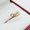 10KT Yellow Gold Diamond (0.01ct) Ring, Size 6.25 - 3