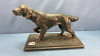 15" Long Metal Retriever Figurine