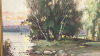 Camping Ground in Muskoka Painting on Canvas-Note - 2