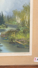 River Scene on Board by L. Plummer 18"W x 22"H - 2