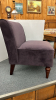 Purple Upholstered Chair - 3