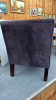 Purple Upholstered Chair - 4