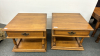 Pair of End Tables 23.5"W x 23.5"D x 21"H - 2