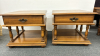 Pair of End Tables 23.5"W x 23.5"D x 21"H - 3