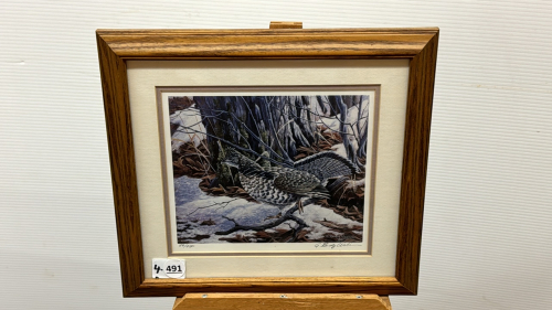 Wild Turkey Numbered Print by Randy Wilson-Notes