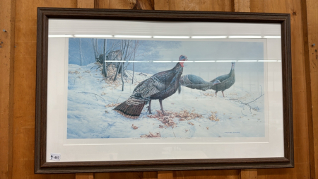 Wild Turkey Numbered Print by Michael Dumas-Notes