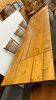 Pine Kitchen Table & 8 Spindle Back Chairs -Notes - 6