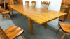 Pine Kitchen Table & 8 Spindle Back Chairs -Notes - 12