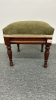 Upholstered Foot Stool 16"Wx16"DX16"H - 2