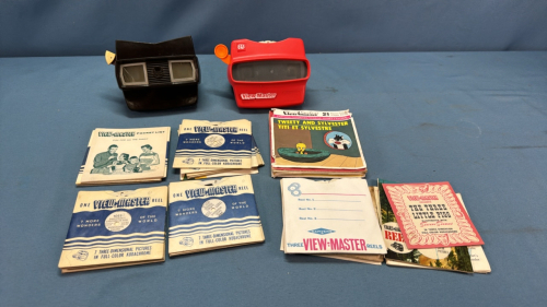 (2) View Masters & Quantity of Slides