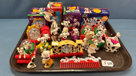 101 Dalmations Plastic Collectables-Note