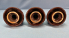 (3) Porcelain 3.5"H Insulators - 5