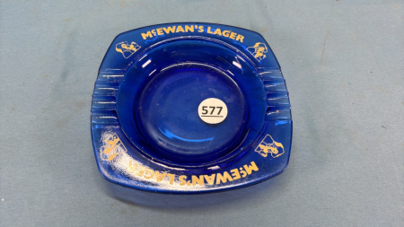 McEwan's Lager 6" Glass Ash Tray