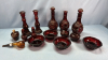 Avon Ruby Red Collectables - Approx. 14 Pieces