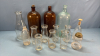 Mixed Lot of No Name Milk Bottles& Glass Jugs-Note