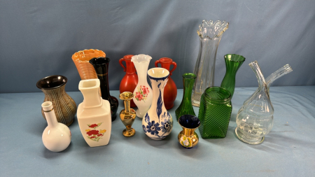 Assortment of Vases - Tallest is 11"