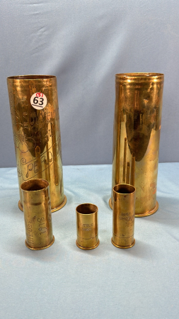 (5) Brass Shell Casings - See Notes