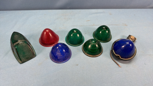 Assorted Glass Coloured Clearance Light Covers