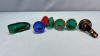 Assorted Glass Coloured Clearance Light Covers - 6