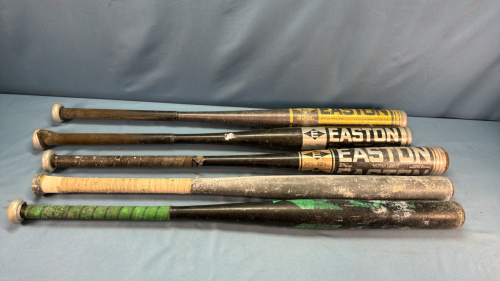 (5) Aluminum Baseball Bats