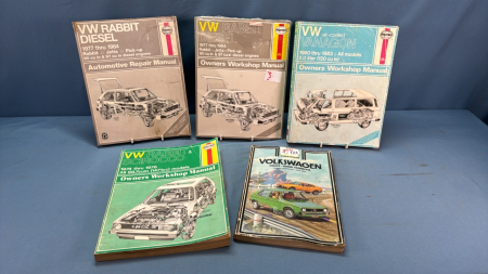 (5) Volkswagon Repair Manuals