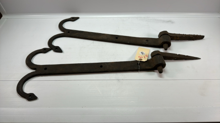 (2) Fancy 22" Strap Hinges