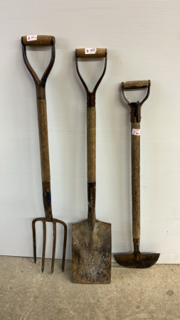 Potato Fork, Sq. Spade & Edger