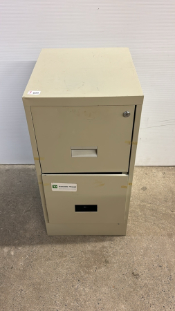 2 Drawer Filing Cabinet 15"W x 18"D x 29"H -Notes