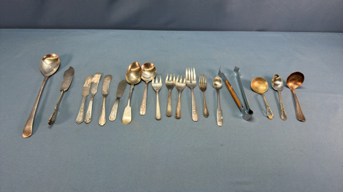 Quantity of Unmatched Cutlery & Serving Pieces