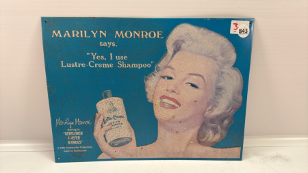 Repro Marilyn Monroe Sign - Notes