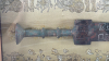 Decorated Rifle Bayonet in framed Glass - Notes - 5