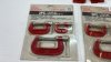 (2) 3 Piece Unused C Clamps Set - See Notes - 2