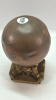 5" Copper Ball on Cast Iron Base - 4