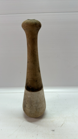 12" Marble & Wood Pestle