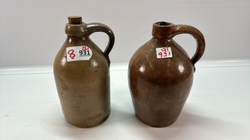 (2) Crockery Jugs - Approx. 8" High