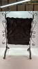 Copper & Metal Fire Screen 16"W x 30"H - 5