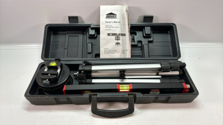 Jobmate Laser Level With Adjustable Tripod