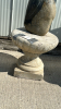 Concrete Pedestal & Bird Figure 25"H - 4