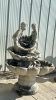 3 Tier Concrete Fountain (No Pump) 26"W x 37"H - 2