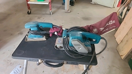 Pair of Makita sanders