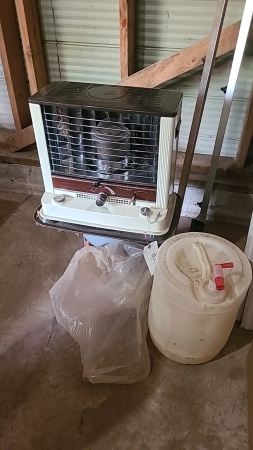 Kerosene Heater and Poly Jug