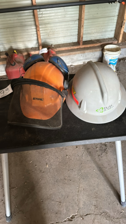 Chain Saw Helmet and Hard Hat