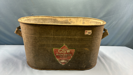 GSW Monarch Ware Galvanized Boiler