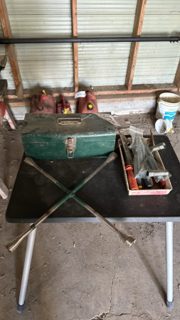 Beach Toolbox with Chain Saw Tools