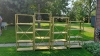 4 metal light duty shelves - 4