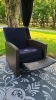 Reclining Swivel Patio Chairs with Metal Table - 2