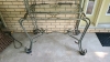 Outdoor Metal Shelf with glass shelves - 3